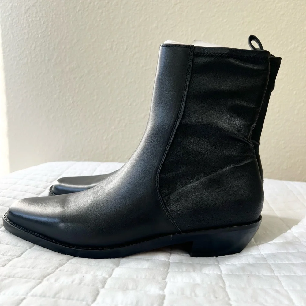 Madewell The Idris Ankle Boot in True Black Size 9 NWOB - Picture 6 of 10